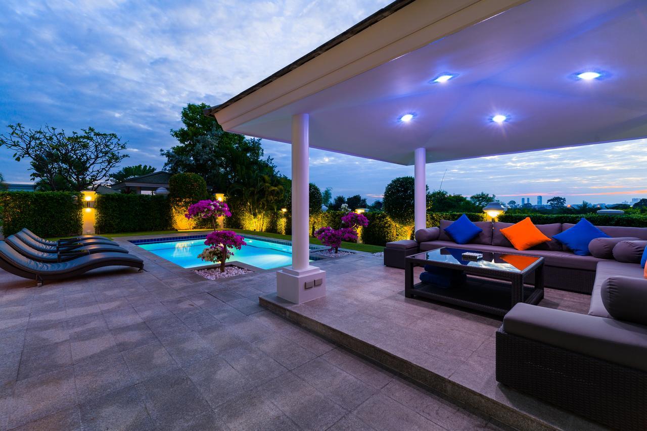 Luxury Pool Villa 604 4BR 8-10 persons Nong Prue Extérieur photo